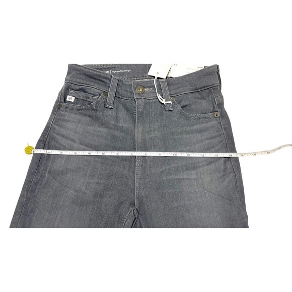 AG Women's Mari High-Rise Slim Straight Leg Jean Gray Size 23 NWT - Picture 4 of 11